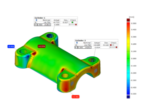 Image showing a dimensional inspection graphic