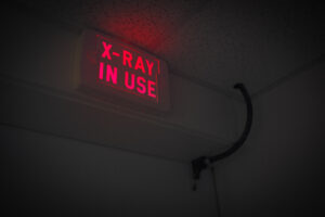 X-ray warning sign